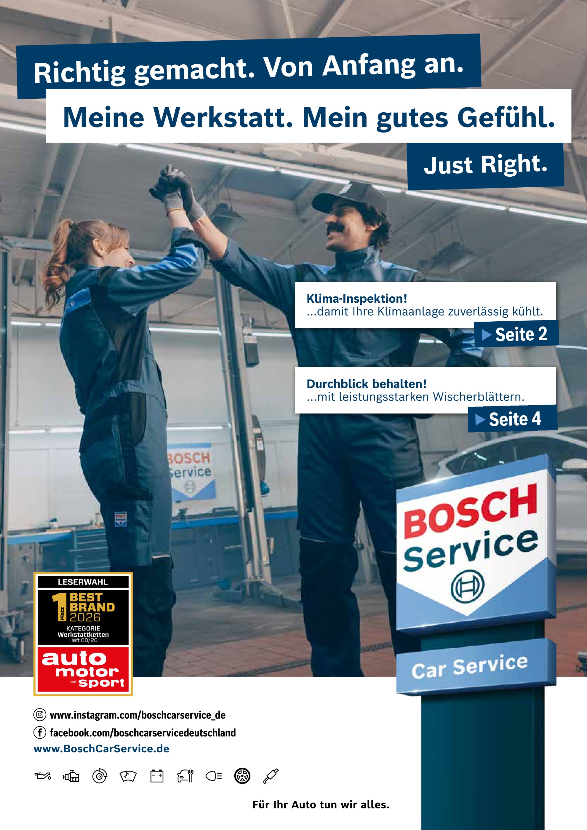 Bosch Car Service Prospekt mit 23 Seiten (Altlay)